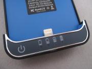 2200mAh External Backup battery Power Pack Case for iphone 5 - Black/White (B) 04