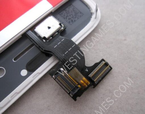 LCD Screen Display with Touch Screen + Stand Full Assembly for Apple iPhone 4S - White - Image 4