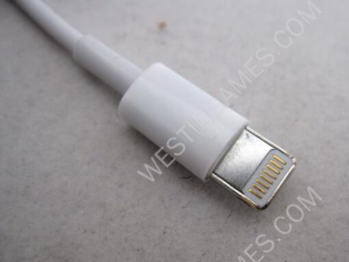 20CM Lightning to USB Charging & Data Cable Cord 8 Pin for iPhone 5 5G - White - Image 2
