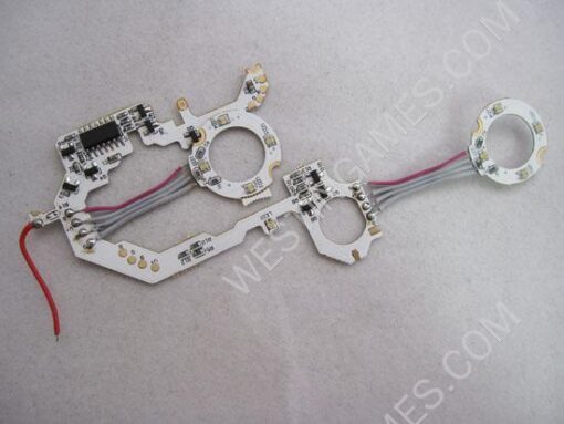 LED Lighting Thumbstick & Home Button Mod Kit with Clear Cap/Button for XBOX360 & Slim Controller - Image 2