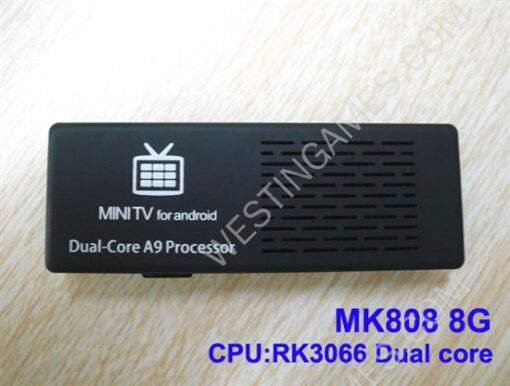 MK808 Dual Core Android 4.1 mini pc Smart TV BOX RK3066 Cortex-A9 Rom 8GB