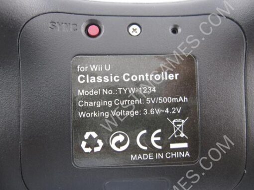 WII U Pro Controller w/ USB Charging Cable for Nintendo WII U - Black (NEUTRAL) - Image 4