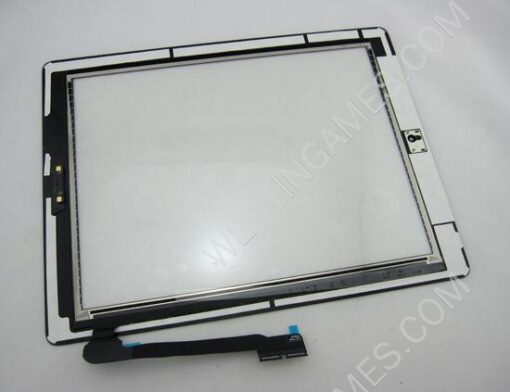 Front Touch Screen Glass with Home Button Digitizer Assembly for iPad 3 - Black (Original) - Image 2