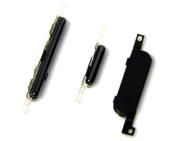 Volume/ Home/ Power Button Set for Samsung Galaxy Note 2 II N7100 - Black