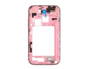 Middle Cover with Side Keys for Samsung Galaxy Note II N7100 - Pink 02