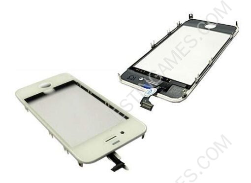 Replacement Touch Screen Digitizer Assembly for iPhone 4G - White
