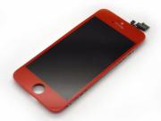 Full LCD Screen Display + Touch Screen Digitizer Assembly w/ Home Button for iPhone 5 - Red