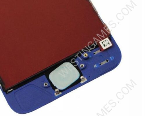 Front Mirror LCD Display + Touch Screen Digitizer Assembly w/ Home Button for iPhone 5 - Deep Blue - Image 3