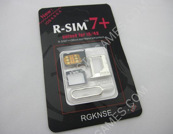 GEVEY R-SIM7+ Unlock Sim Card Compatible For iPhone 4S & iPhone 5 iOS 6.1.3 - 6.X