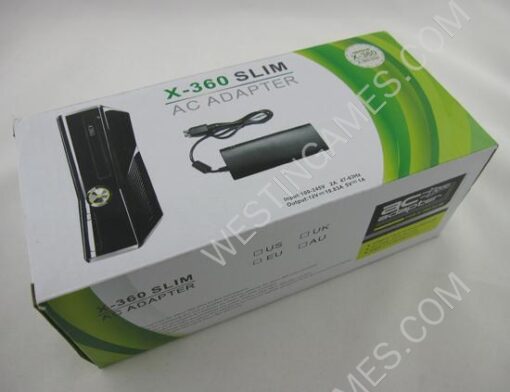Designer's Black Power Brick Supply Ac Adapter 135W for Microsoft XBOX 360 Slim (UK Plug) - Image 4