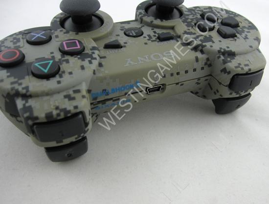 Bluetooth Wireless Controller New Blister Packing for Sony PS3 US Version - Camouflage #4 - Image 4