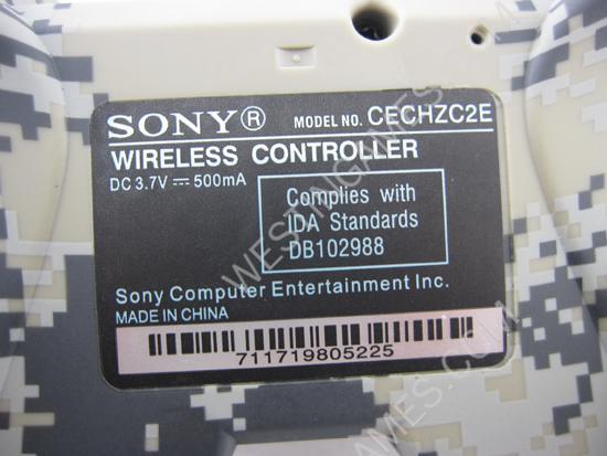 Bluetooth Wireless Controller New Blister Packing for Sony PS3 US Version - Camouflage #4 - Image 5