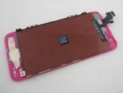 Full LCD Screen Display + Touch Screen Digitizer Assembly w/ Home Button for iPhone 5 - Rose Red 02