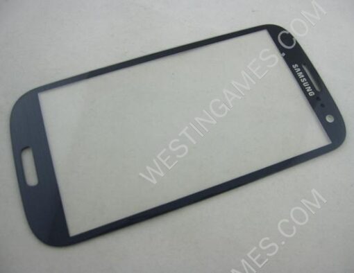 Outer LCD Screen Lens Top Touch Screen for Samsung Galaxy S3 S III i9300 - Pebble Blue (OEM A+)