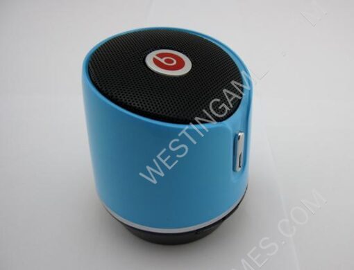 S05B Wireless Bluetooth 3.0 Mini Bluetooth HD Speaker Suppot Micro SD for Beats by Dr Dre - Blue
