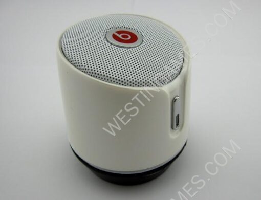 S05B Wireless Bluetooth 3.0 Mini Bluetooth HD Speaker Suppot Micro SD for Beats by Dr Dre - White