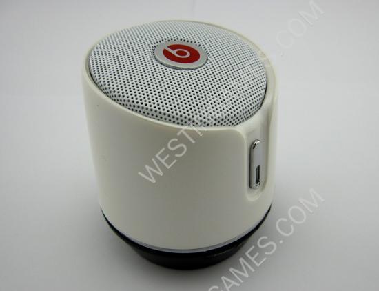 S05B Wireless Bluetooth 3.0 Mini Bluetooth HD Speaker Suppot Micro SD for Beats by Dr Dre - White