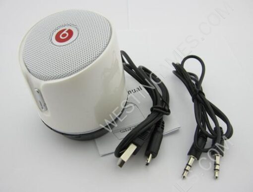 S05B Wireless Bluetooth 3.0 Mini Bluetooth HD Speaker Suppot Micro SD for Beats by Dr Dre - White - Image 2