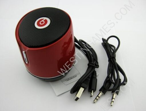 S05B Wireless Bluetooth 3.0 Mini Bluetooth HD Speaker Suppot Micro SD for Beats by Dr Dre - Red - Image 2