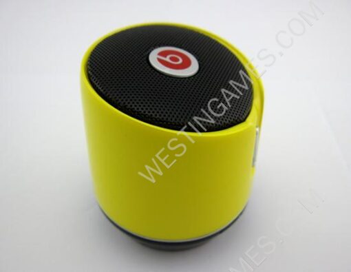 S05B Wireless Bluetooth 3.0 Mini Bluetooth HD Speaker Suppot Micro SD for Beats by Dr Dre - Yellow