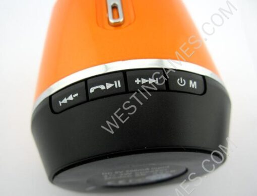 S05B Wireless Bluetooth 3.0 Mini Bluetooth HD Speaker Suppot Micro SD for Beats by Dr Dre - Orange - Image 3