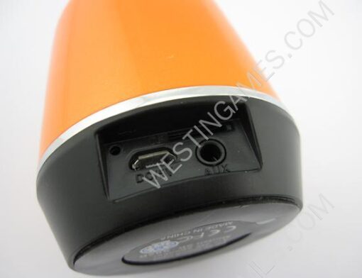 S05B Wireless Bluetooth 3.0 Mini Bluetooth HD Speaker Suppot Micro SD for Beats by Dr Dre - Orange - Image 4