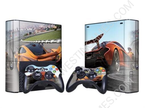 Crystal Epoxy skin Sticker Colourful for XBOX 360 E Console w/ 2 Controller Skin - 271 Themes - Image 5