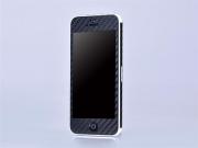 Carbon Fiber Skin Sticker for Apple iPhone 5C - Black/Silver/White 05