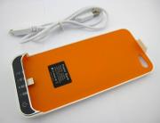2200mAh External Backup Battery Power Pack Case for iPhone 5 / 5S -White (A)