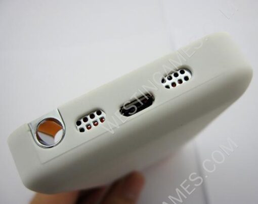 2200mAh External Backup Battery Power Pack Case for iPhone 5 / 5S -White (A) - Image 5