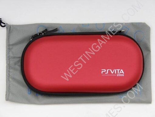 Protective Hard Carry Case For PS VITA 2000 - Red