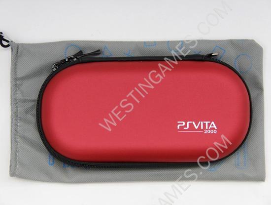 Protective Hard Carry Case For PS VITA 2000 - Red