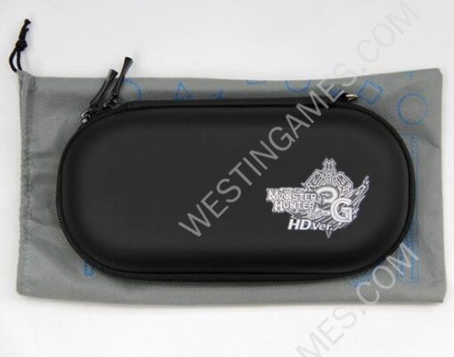 Protective Hard Carry Aiform Bag Monster Hunter For PS VITA 2000 - Black