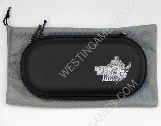 Protective Hard Carry Aiform Bag Monster Hunter For PS VITA 2000 - Black