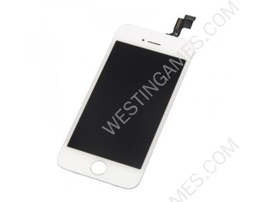 Full LCD Screen Display + Touch Screen Digitizer Assembly for iPhone 5S - White (Original A)