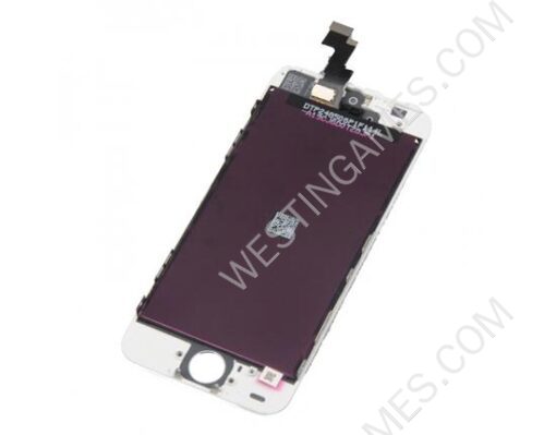 Full LCD Screen Display + Touch Screen Digitizer Assembly for iPhone 5S - White (Original A) - Image 2