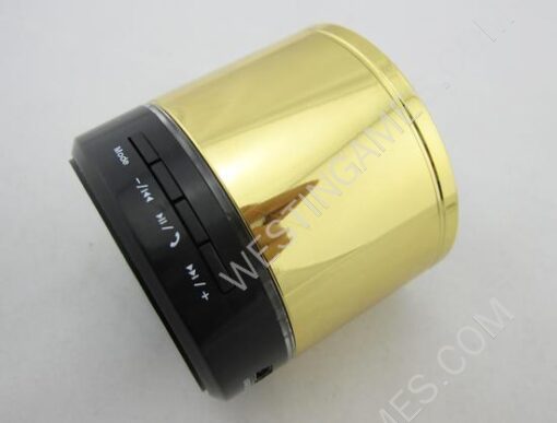 S08 Mini Bluetooth HD Speaker with LED Light for Beats by Dr Dre Beatbox - Gold - Image 2