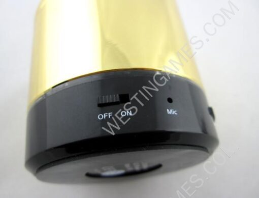 S08 Mini Bluetooth HD Speaker with LED Light for Beats by Dr Dre Beatbox - Gold - Image 4