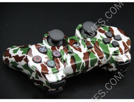 Bluetooth Wireless Controller New Blister Packing for PS3 - Four-color Camouflage #2 (NEUTRAL) - Image 3