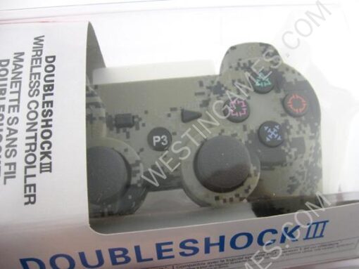 Bluetooth Wireless Controller New Blister Packing for PS3 - Camouflage #4 (NEUTRAL) - Image 2