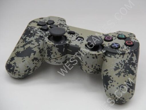 Bluetooth Wireless Controller New Blister Packing for PS3 - Camouflage #4 (NEUTRAL) - Image 3