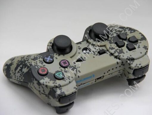 Bluetooth Wireless Controller New Blister Packing for PS3 - Camouflage #4 (NEUTRAL) - Image 4