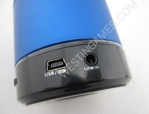 S08 Mini Bluetooth HD Speaker with LED Light for Beats by Dr Dre Beatbox - Blue - Image 3