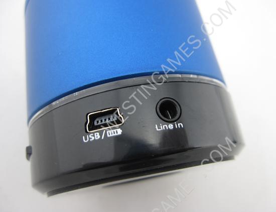 S08 Mini Bluetooth HD Speaker with LED Light for Beats by Dr Dre Beatbox - Blue - Image 3