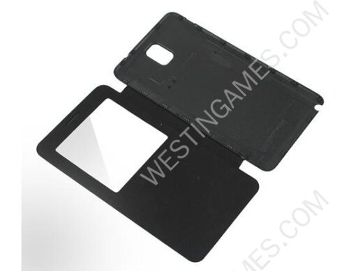 Leather Flip Smart View Battery Case Half Display Window for Samsung Galaxy Note 3 N9000 - 8 Colors - Image 3