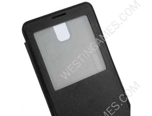 Leather Flip Smart View Battery Case Half Display Window for Samsung Galaxy Note 3 N9000 - 8 Colors - Image 6
