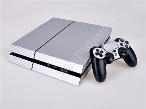 Complete Carbon Fiber Skin Sticker for PS4 Playstation 4 System and Controller - 4 Colors - Image 6