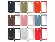 Leather Flip Smart View Battery Case Whole Display Window for Samsung Galaxy Note 3 N9000 - 9 Colors