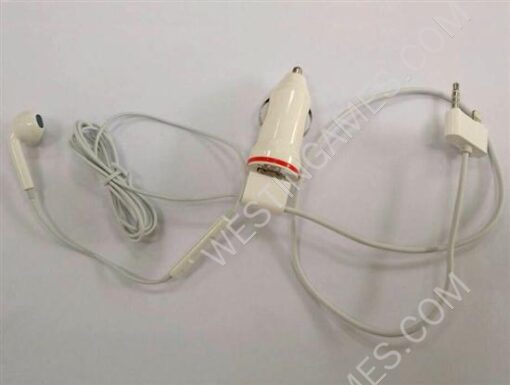 4in1 USB Data and Charging Cable with Car Charger + Earphone with Mic for iPhone 5 / 5C /5S - Image 2