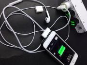 4in1 USB Data and Charging Cable with Car Charger + Earphone with Mic for iPhone 5 / 5C /5S 04
